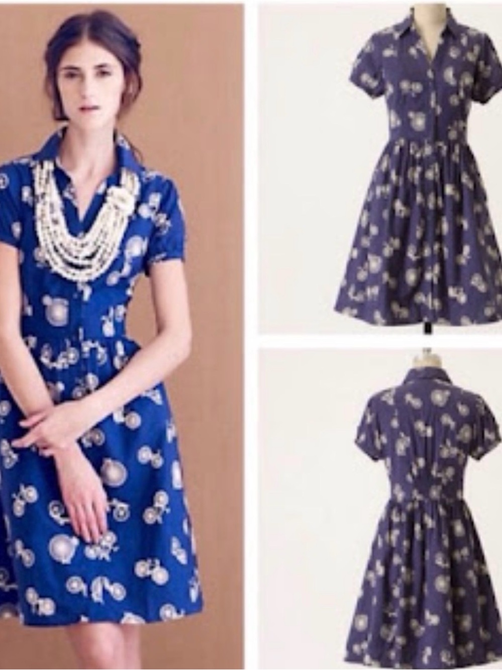 🦄 Anthropologie “Two-Wheeler” shirt dress 🦄